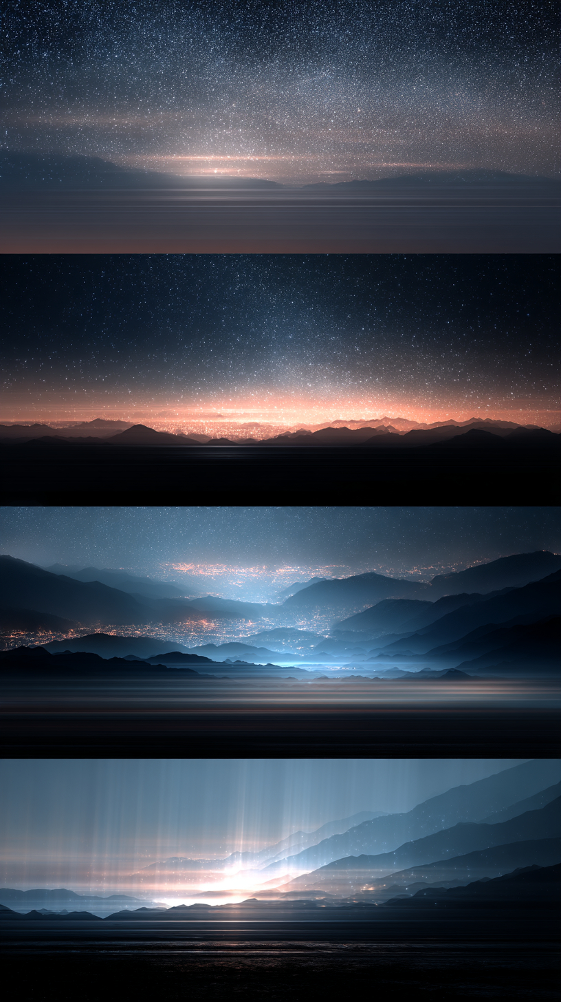 Una imagen de ultra alta definición que retrata la impresionante belleza de un cielo estrellado