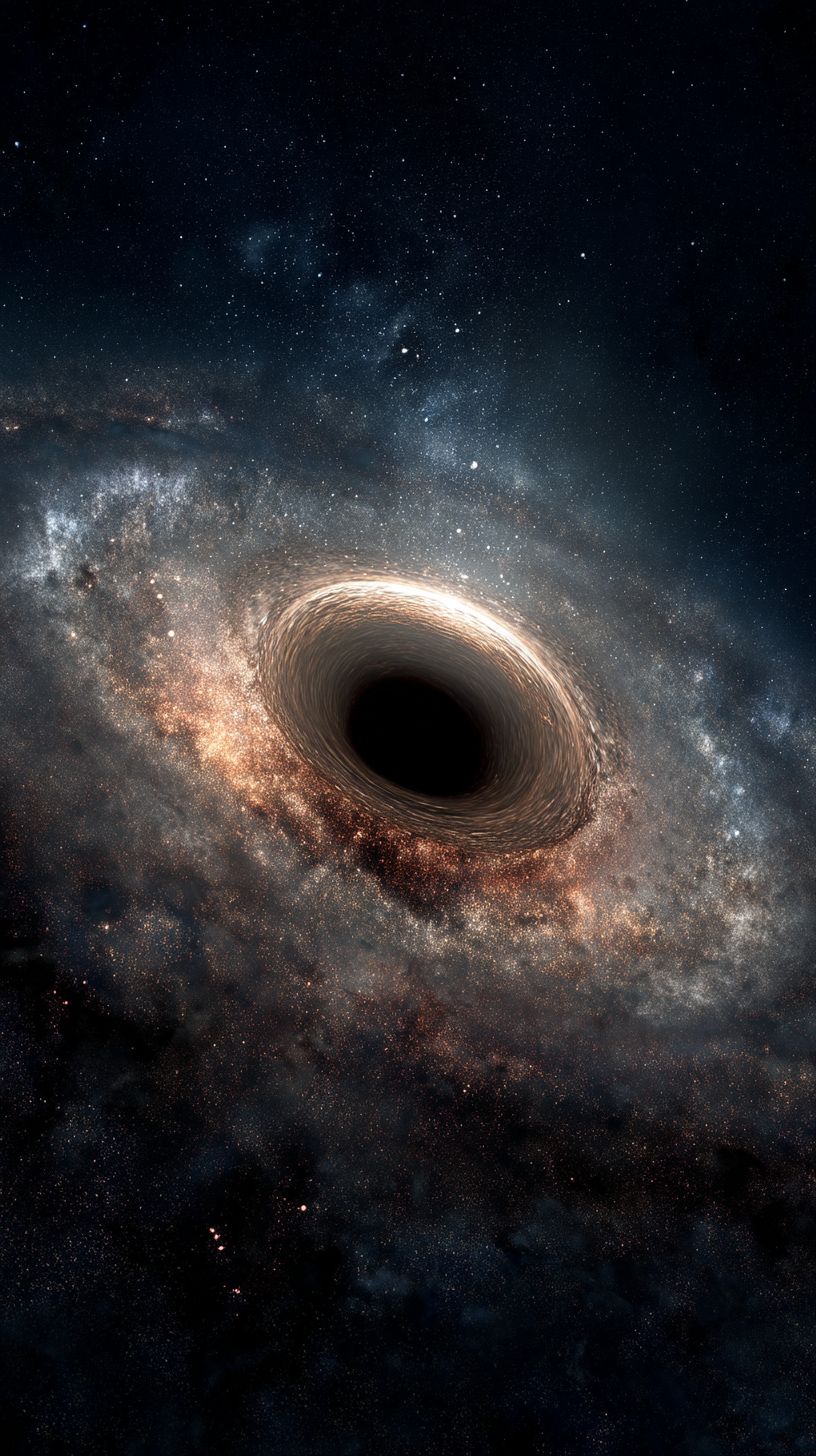 宇宙深处のブラックホール