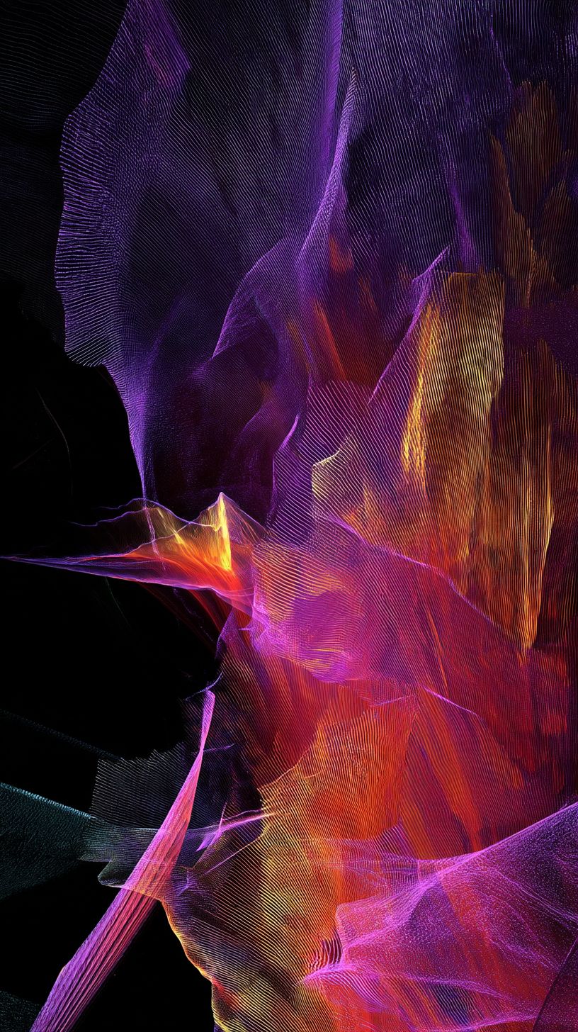 A boundless perception of existence, visualizing collisions of relationships and frequencies, abstract and surreal lighting.