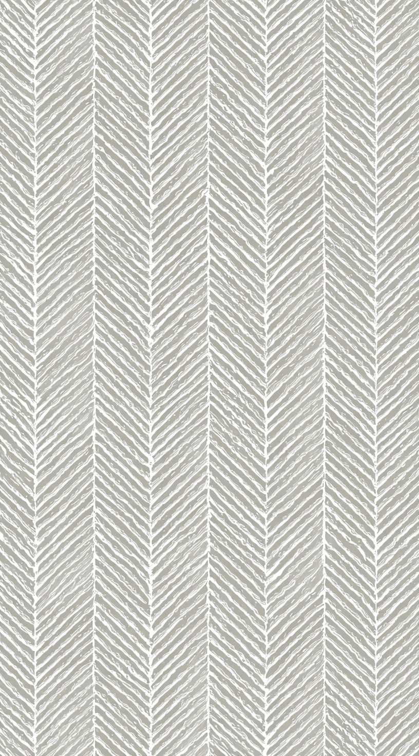 Minimalistisches Fischgrätenmuster in sanftem Grau und Weiß, ideal für die Wohnkultur