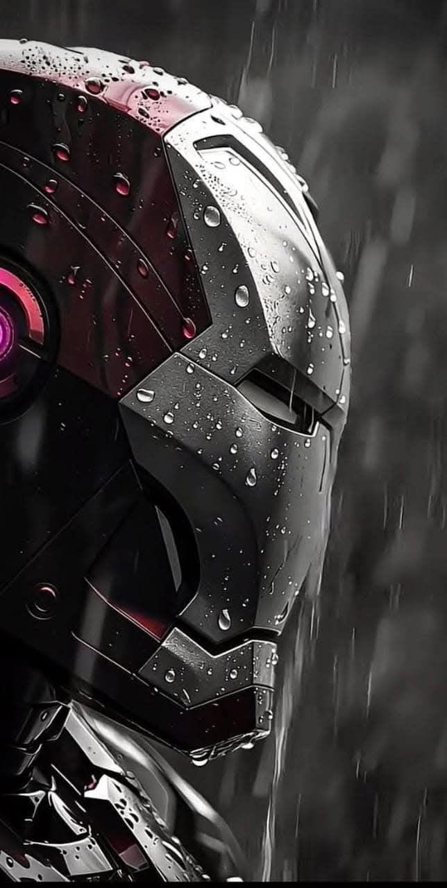 Esta é uma renderização digital hiper-realista de um capacete blindado futurista
