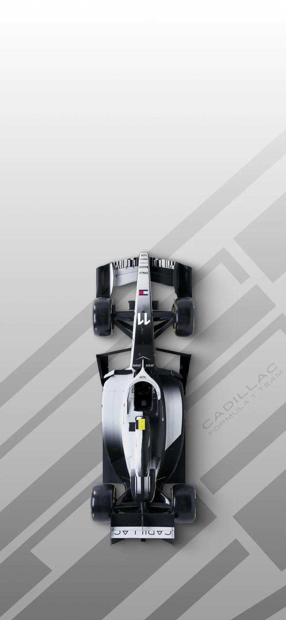 La voiture de F1 de Cadillac présente un design industriel minimaliste