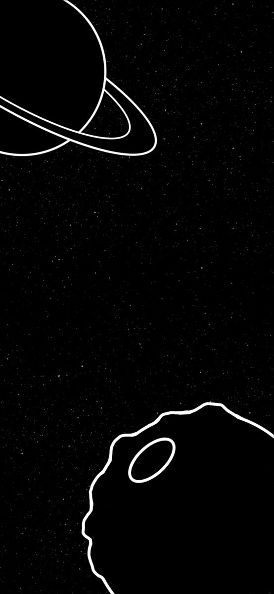 Minimalist space line wallpaper is perfect for abstract sci-fi lovers
