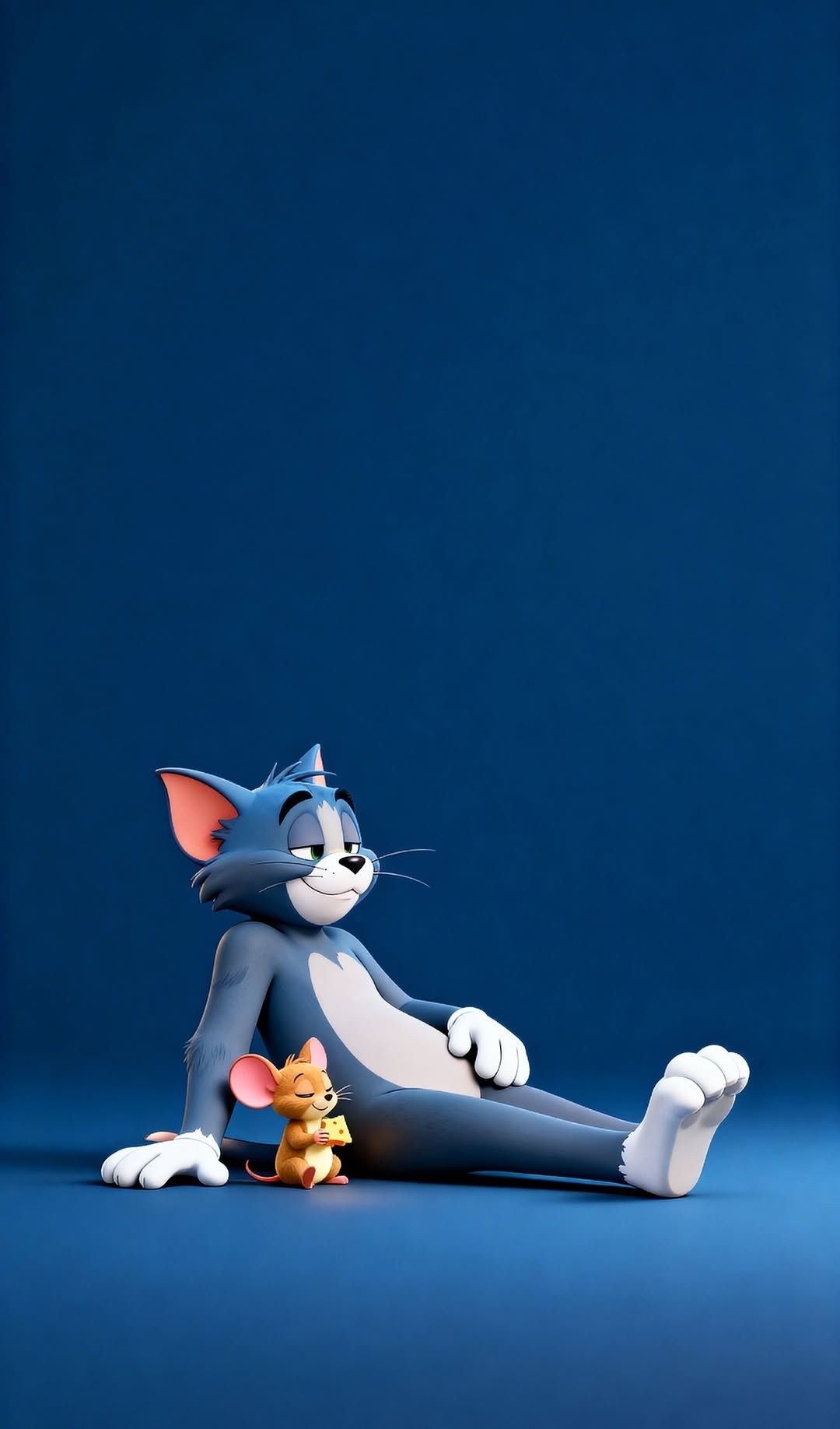 3D Tom and Jerry wallpaper offers a warm and healing atmosphere