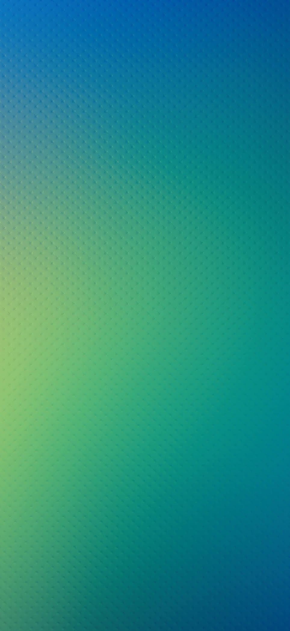 A vibrant gradient transitions from bright lemon yellow and lime green to deep ocean blue creating an energetic tropical color scheme