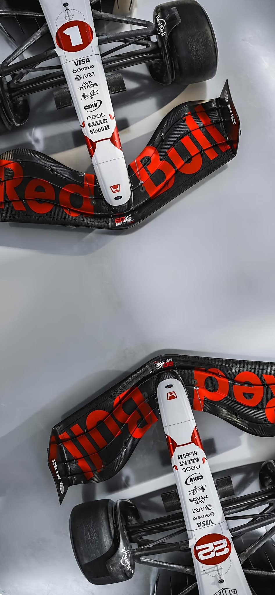 The Red Bull team's F1 racing car wallpaper showcases the fusion of speed and technological aesthetics