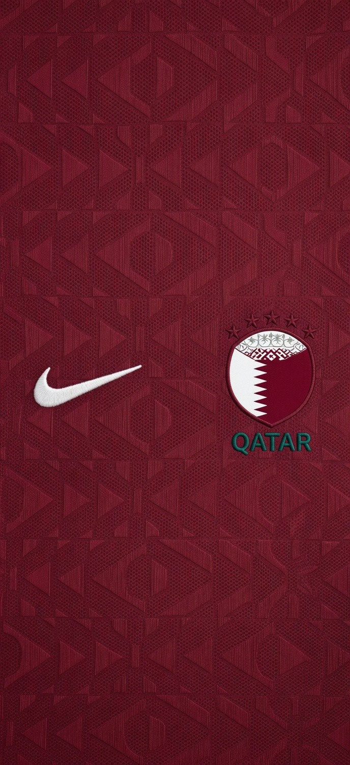 The Qatar national team jersey design is delicate and understated