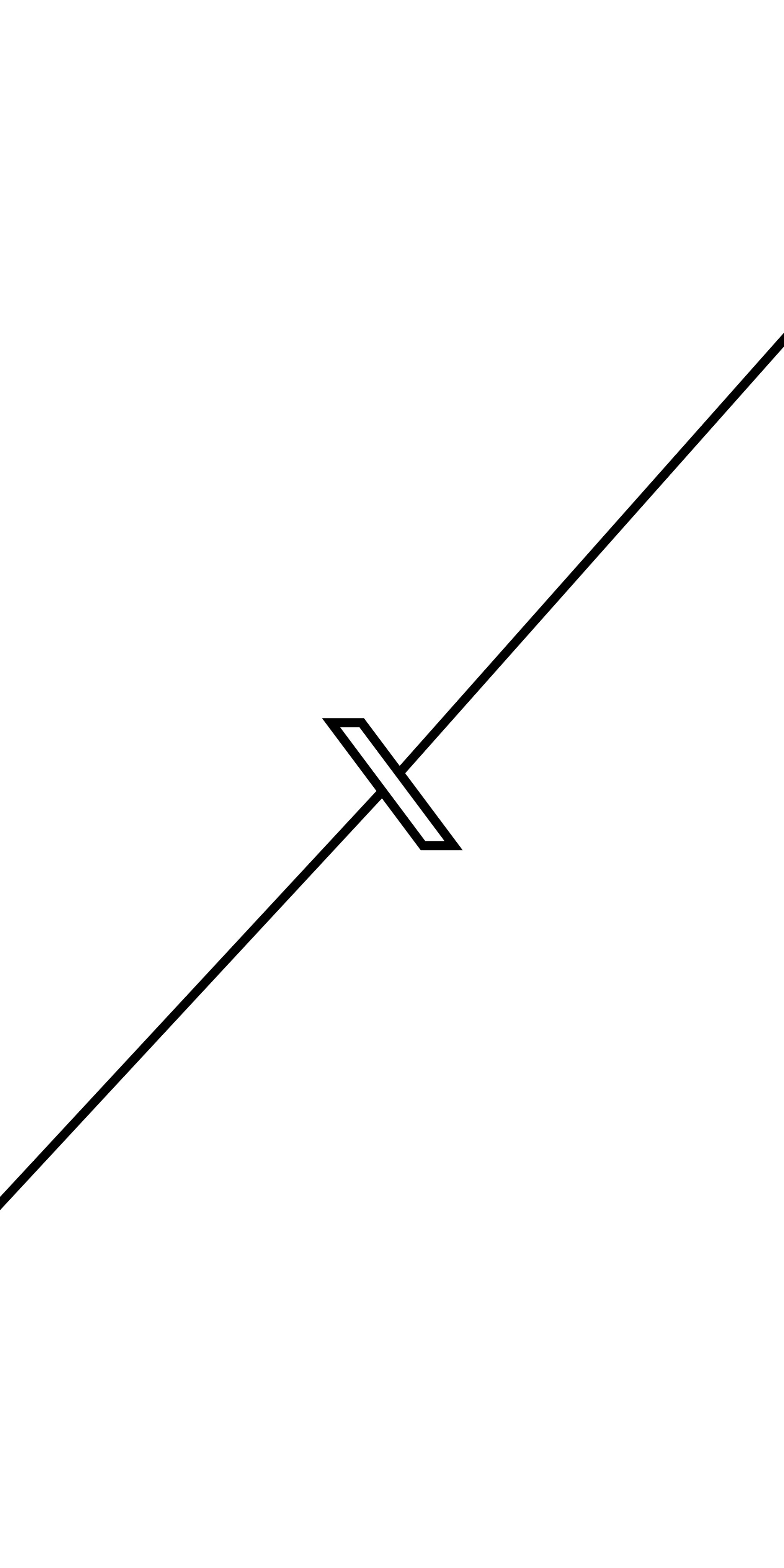 Minimal black and white geometric wallpaper with a central X shape