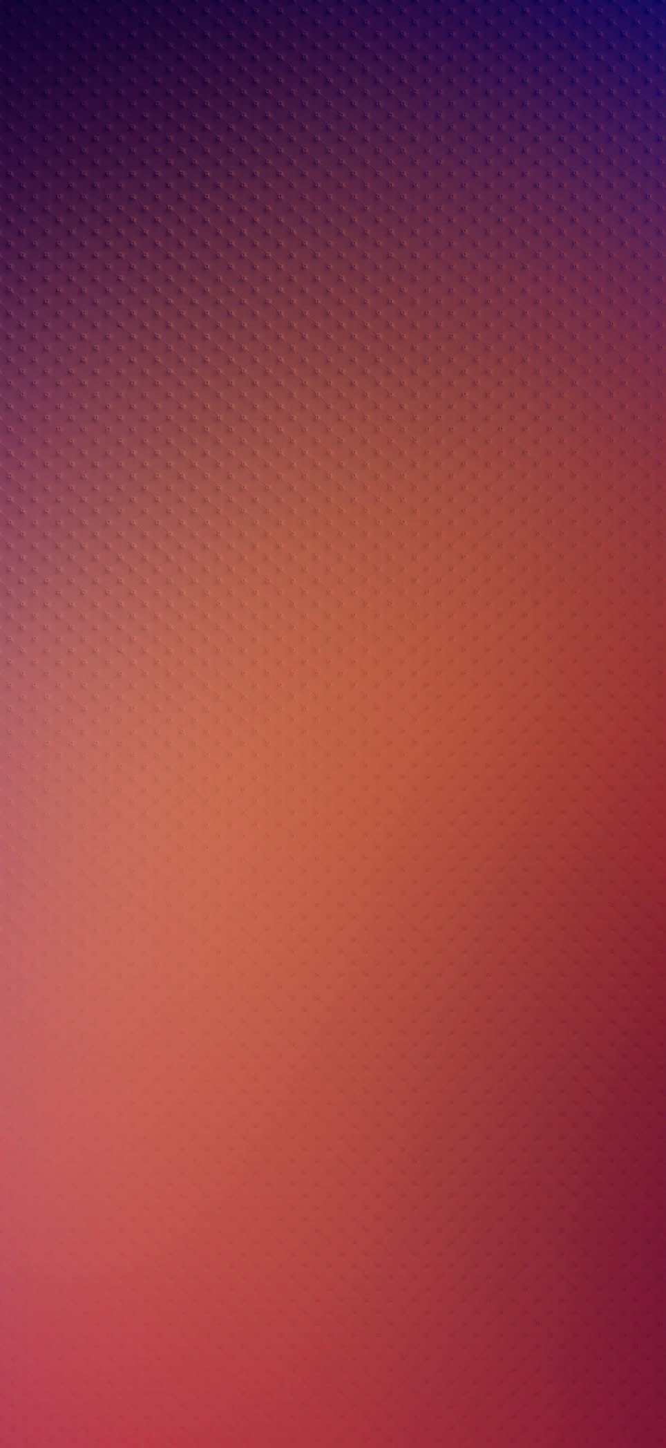 Vertical abstract composition featuring a smooth gradient transitioning from deep navy blue to purple, mauve, and warm coral and peach tones with a subtle dot grid overlay