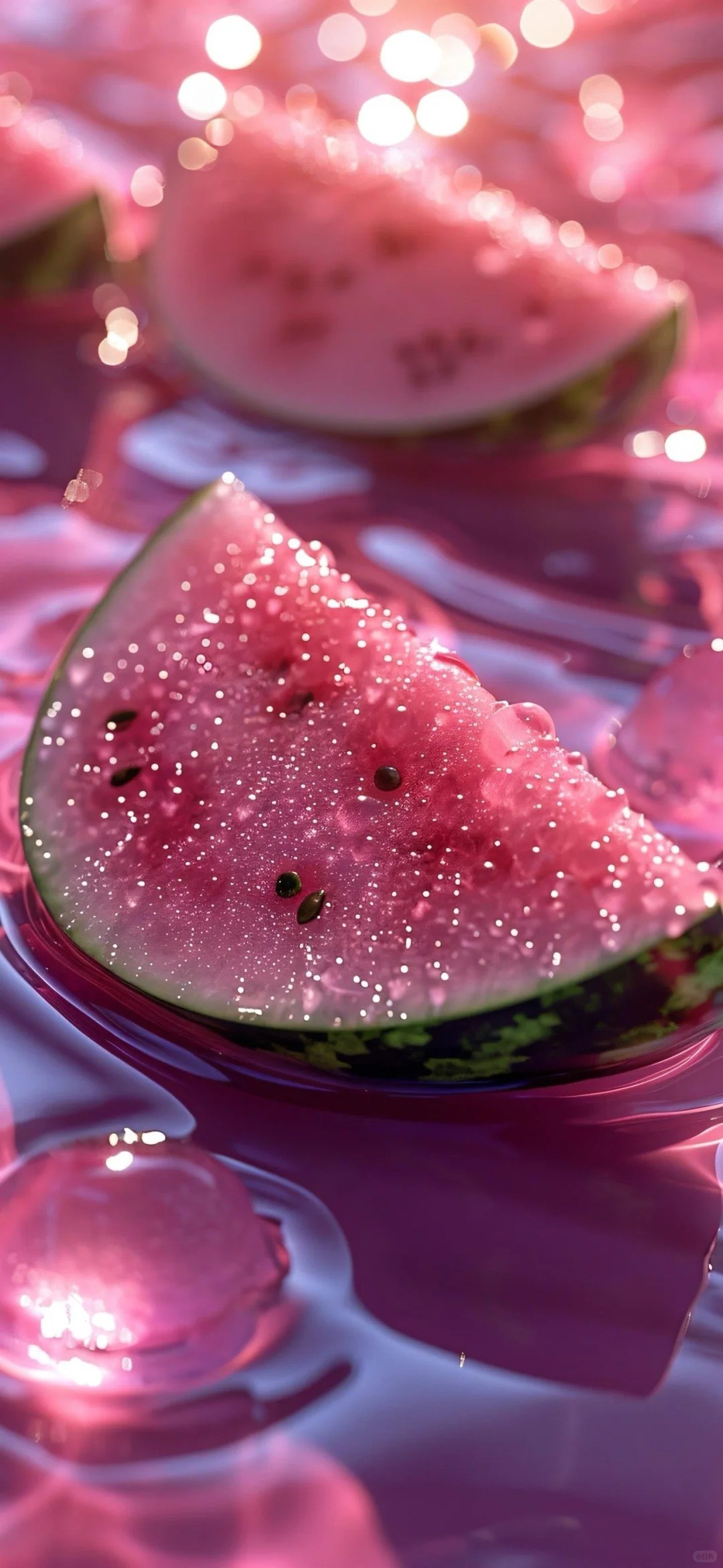 Neon watermelon wallpaper is perfect for cool girls and night owls