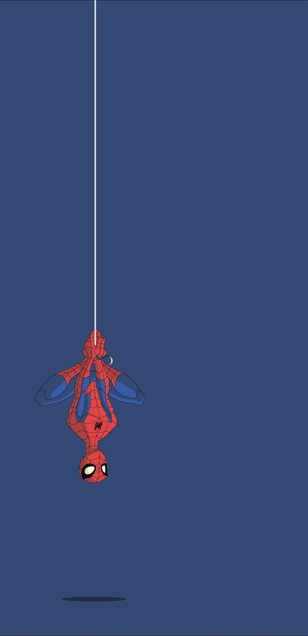 Милый HD обои для телефона Spider-Man в Q-версии