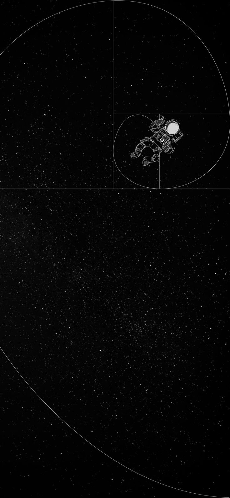 This image exemplifies minimalist cosmic surrealism and strong mathematical precision