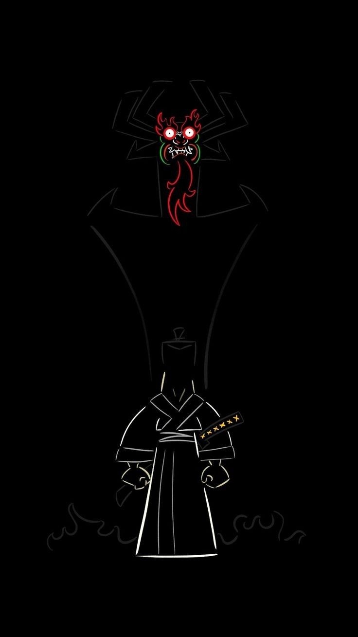 Samurai Jack zeigt die Konfrontation zwischen dem Samurai und Agu