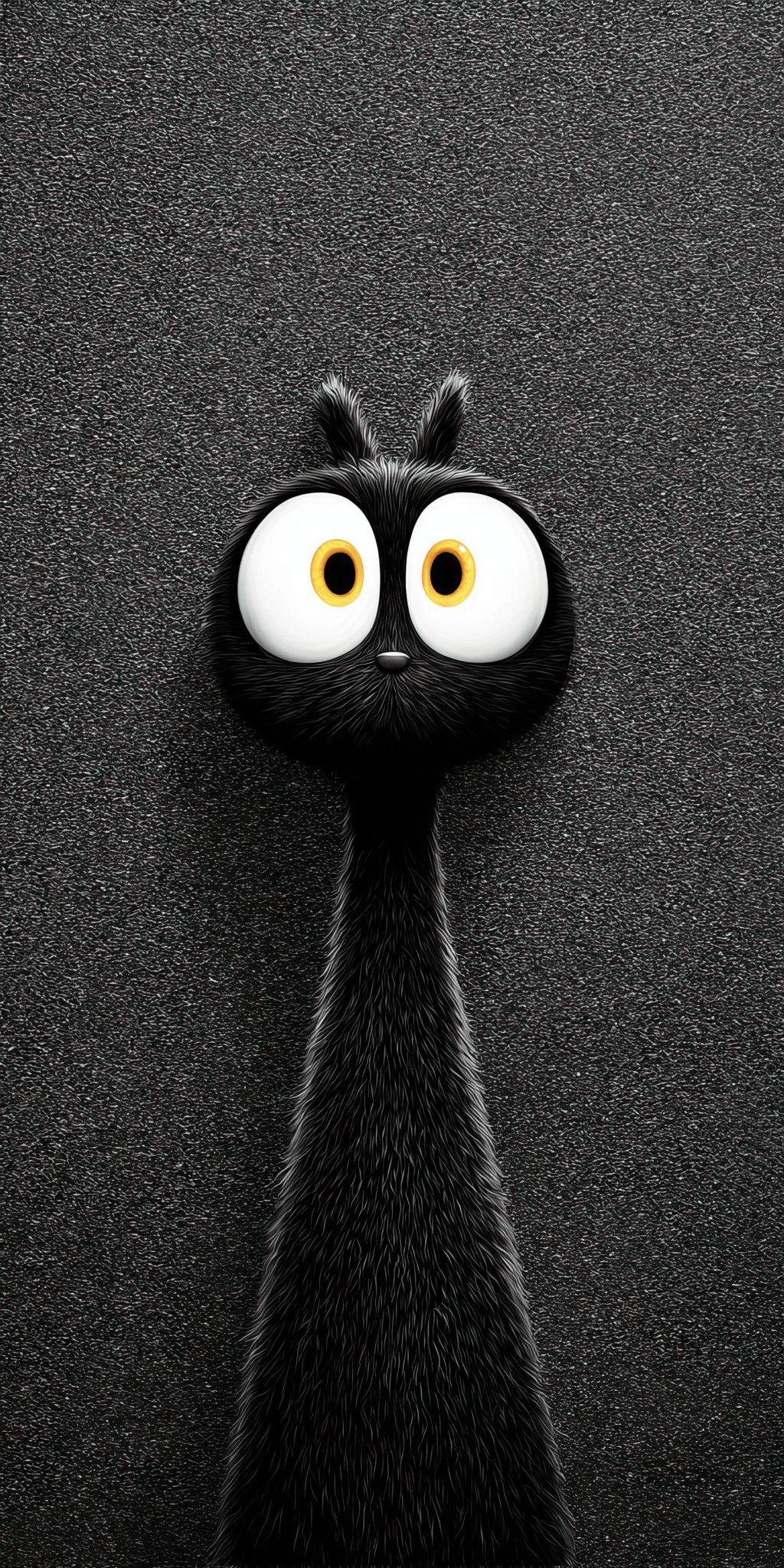 The 3D character design features soft fur simulation and stylized proportions