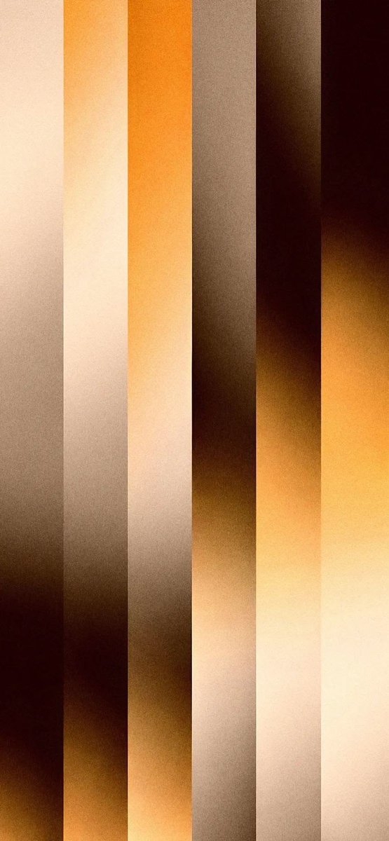 This is an abstract color-field artwork in warm autumn tones