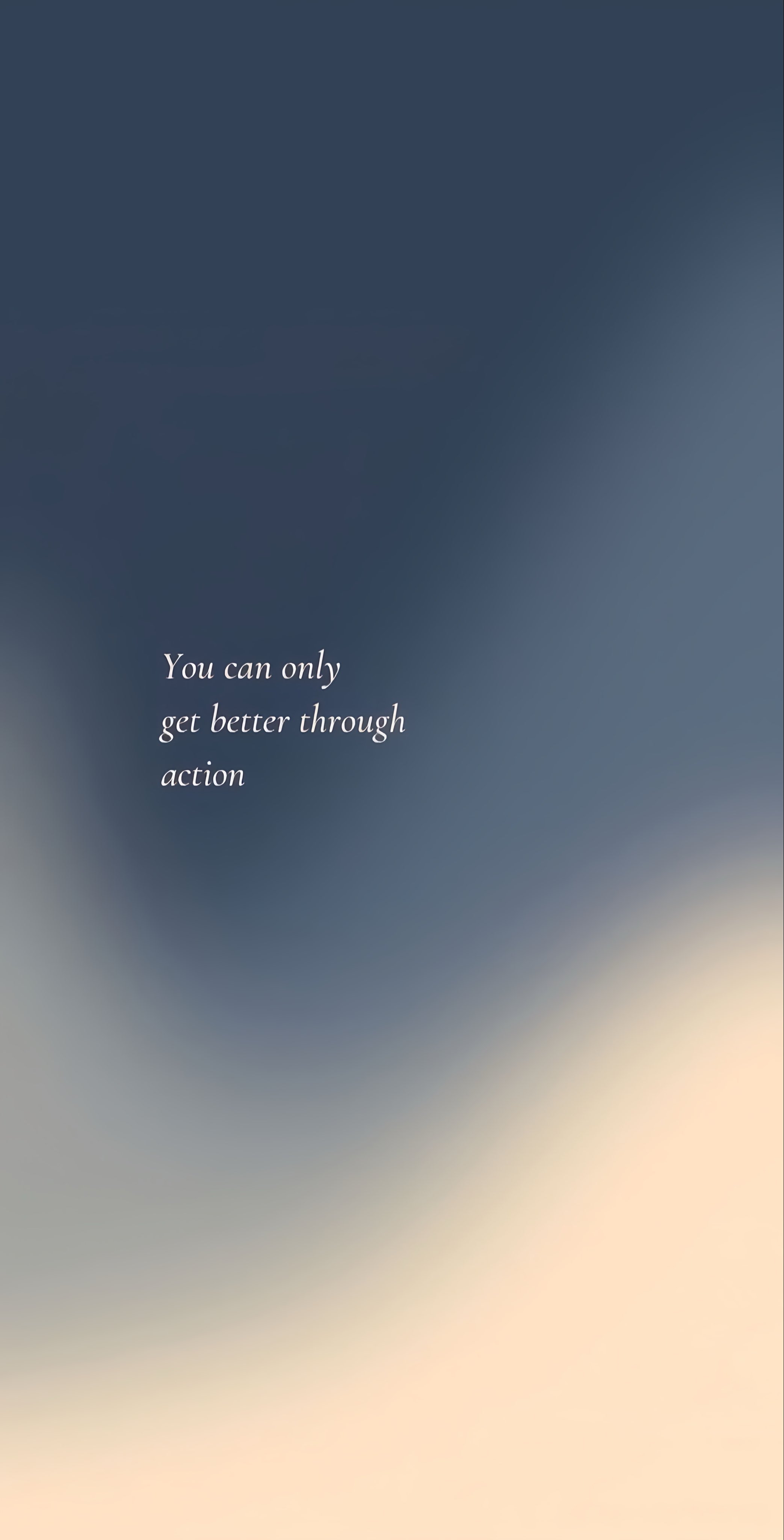 This is a minimalist typographic art piece about gradient colors