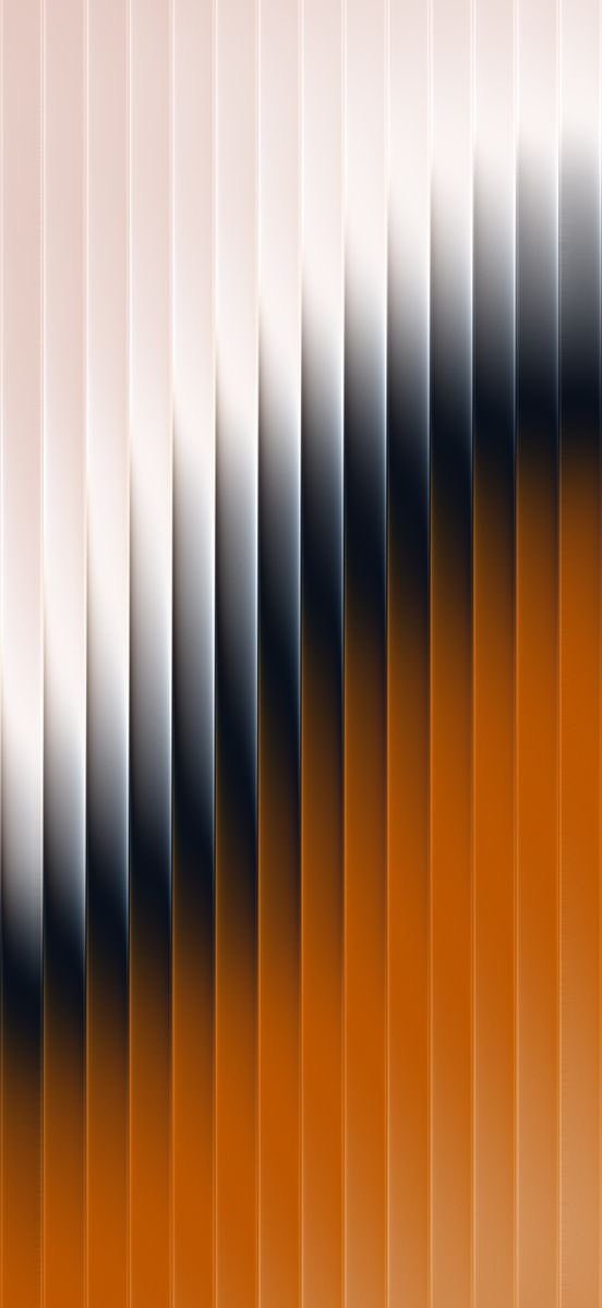 The image showcases gradient light bands, embodying modern abstract aesthetics