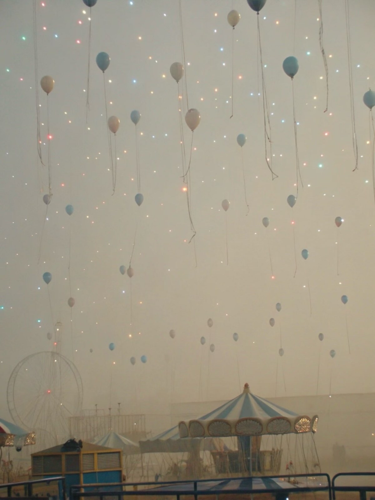 An indoor amusement park with a romantic fairy tale atmosphere